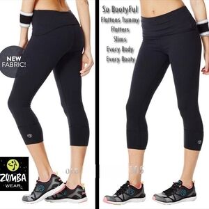 Zumba Fitness Black Capri Pants